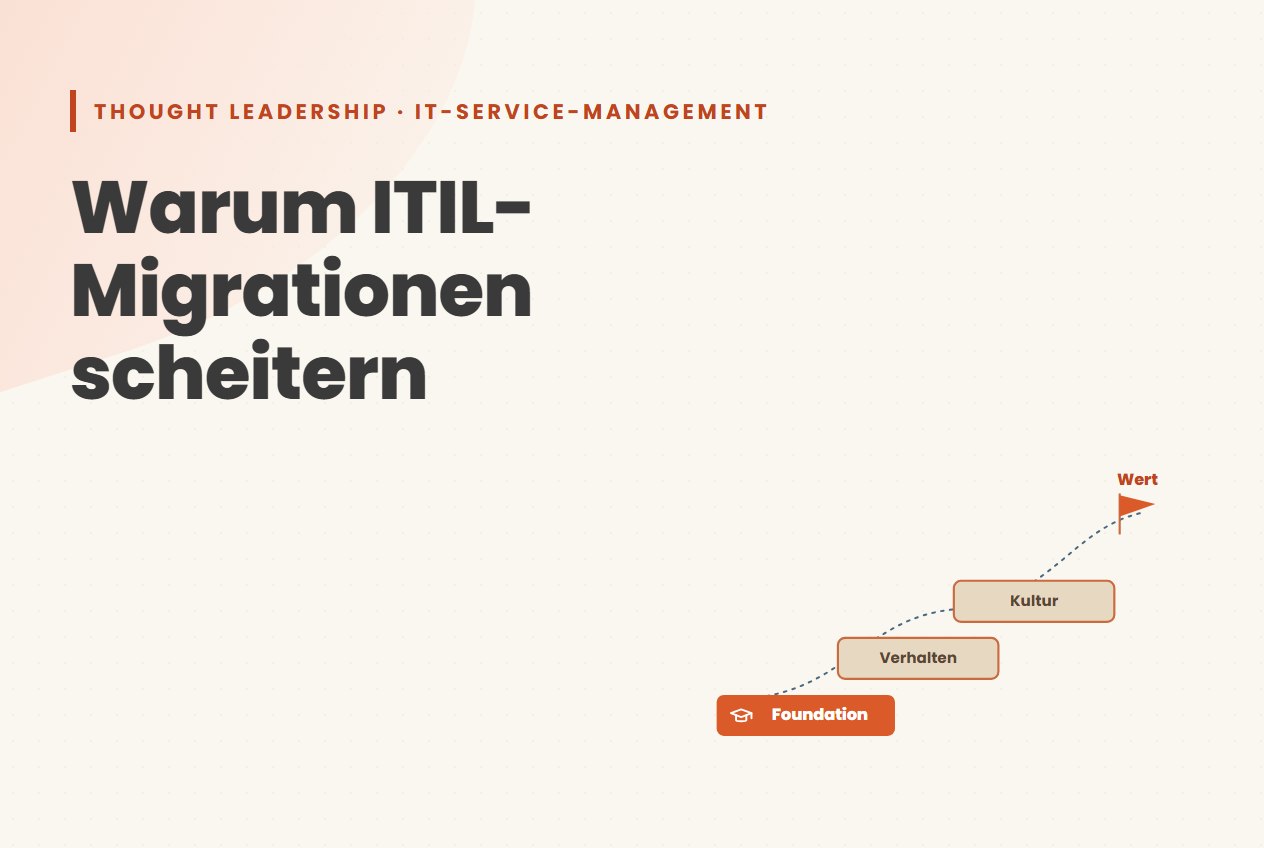 Warum ITIL-Migrationen scheitern